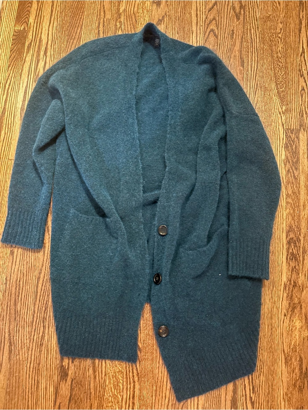 Eileen Fisher Wool-Blend Button Sweater